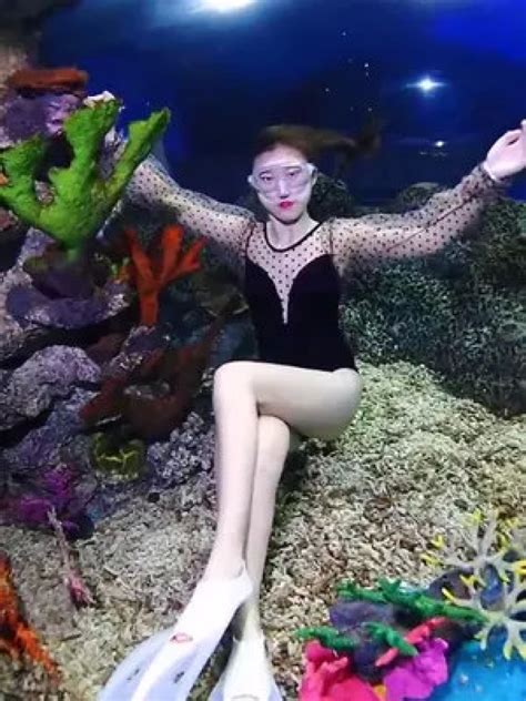 #大明湖海底世界#美人鱼表演#水下摄影#我的生活新姿势#夏季玩水_腾讯视频
