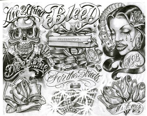 Gangsta Drawings at PaintingValley.com | Explore collection of Gangsta ...