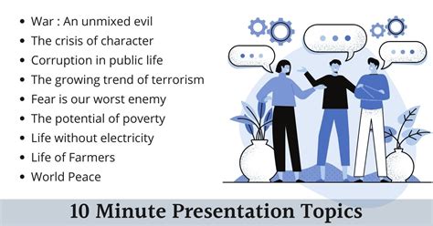 10 Minute Presentation Topics & Ideas 2023