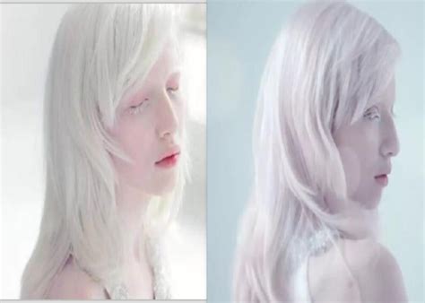 乌克兰一白化病少女，天生紫瞳雪白皮肤，如今还成为一名模特！|白化病|乌克兰|模特_新浪新闻
