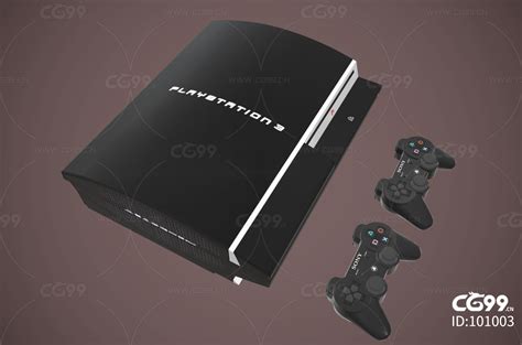 索尼 PS3 游戏机 主机-cg模型免费下载-CG99