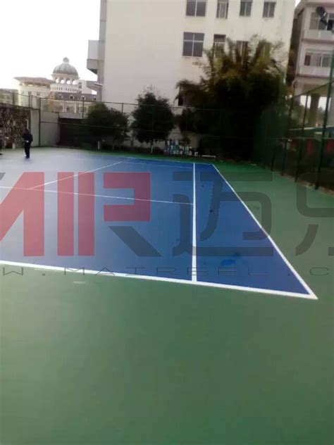 湖南硅PU网球场塑胶网球场地施工--湖南长沙迈乐体育