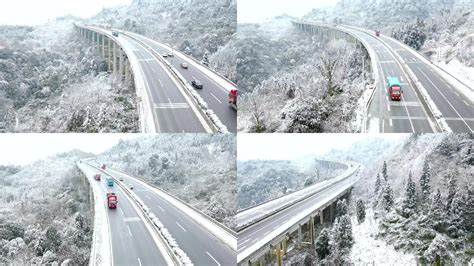 雪天在高速公路行驶时,关于安全车距的说法-有驾