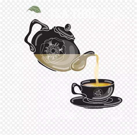 茶壶、咖啡杯、手绘茶时间、黑板背景PNG图片素材下载_图片编号321386-PNG素材网