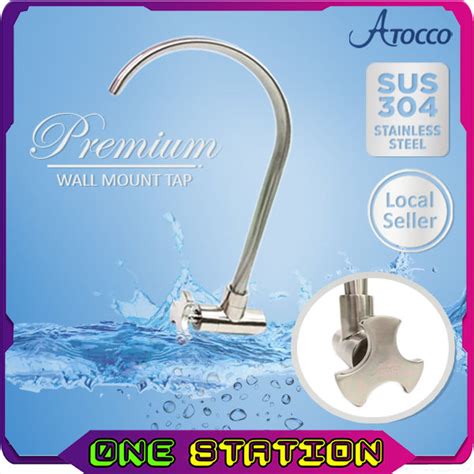 ATOCCO Kitchen Sink Faucet Stainless Steel SUS 304 Flexible Rotating ...