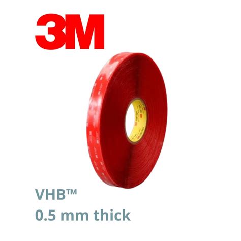Genuine 3M VHB # 4905 Clear Double-Sided Foam Tape 5/16" (8mm) Wide ...