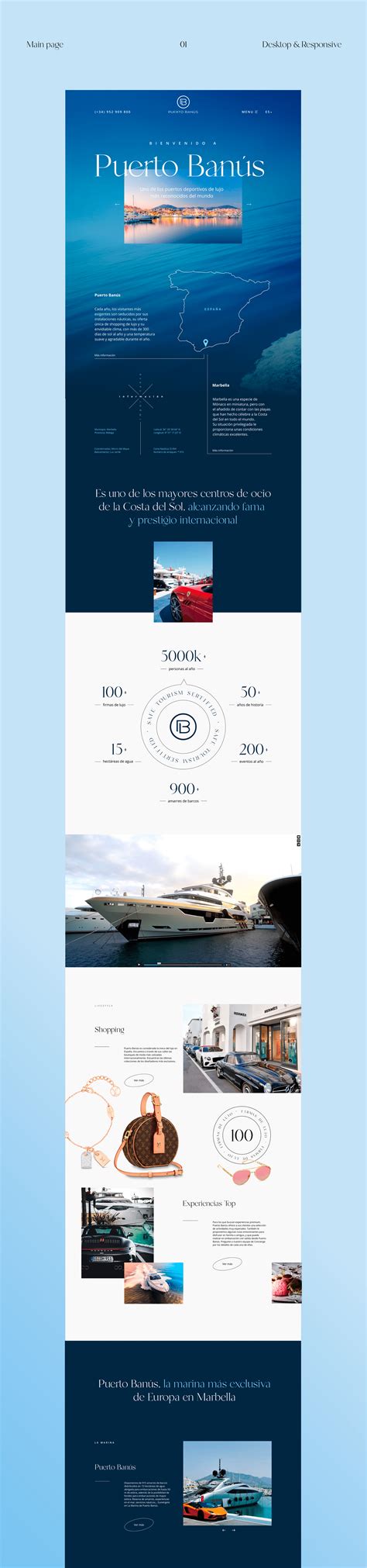 海洋游艇UXUI概念网页设计[12P]