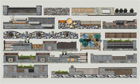 农村住宅石头围墙 - 惠安石工坊石雕雕刻厂