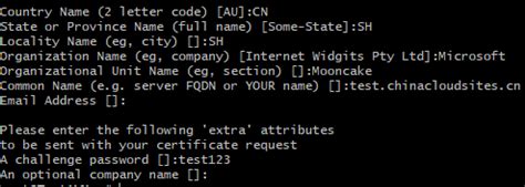 如何用 OpenSSL 创建自签名证书 | Azure Docs