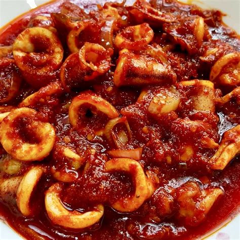 Sambal Sotong (spicy sambal squid) recipe | Marion