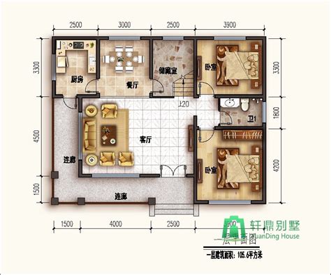 三层高端豪宅复式楼中楼别墅带偏房及园林全套设计图纸18.5米x13.7米 - 我爱建房网