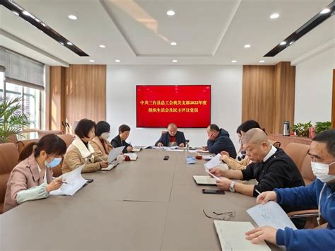 三台县总工会党支部召开2023年度组织生活会_绵阳市总工会