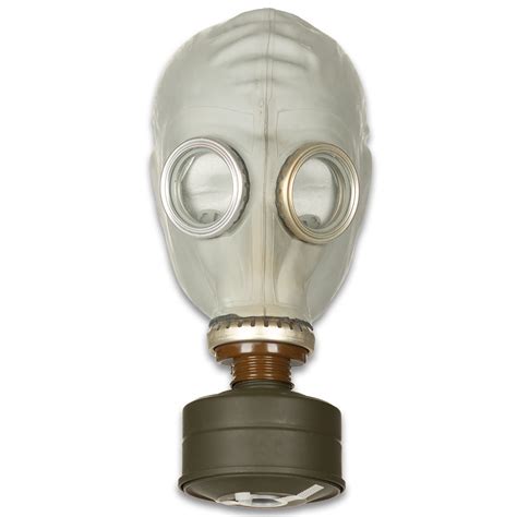 Soviet russian Gas mask GP-5 with hose grey rubber NATO Filter CF F3 ...