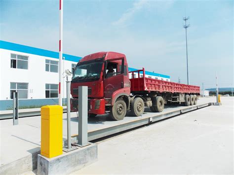 对外过磅安装3.2x18米200吨电子地磅-湖南湘北衡器有限公司