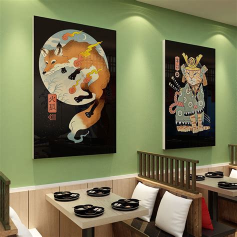 日式寿司店装修风格效果图-杭州众策装饰装修公司