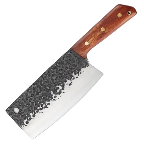 纯手工锻打土铁菜刀 切片刀 夹钢刀 快切刀 锋利厨房刀厨师专用刀-阿里巴巴
