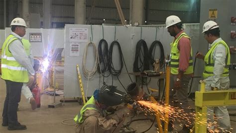 沙特FADHILI天然气处理项目首次焊工考试圆满结束