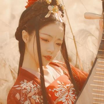 古风头像真人琵琶女生版