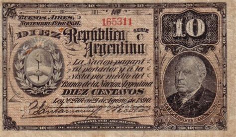 阿根廷1891.11.1年版10 Centavos纸钞 阿根廷1891.11.1年版10 Centavos纸钞 中邮网收藏资讯频道