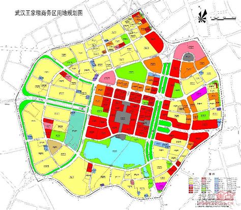 武汉市最新城市规划图,详图,2030(第3页)_大山谷图库