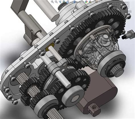 3挡变速箱齿轮组3D模型下载_三维模型_STEP模型 - 制造云 | 产品模型