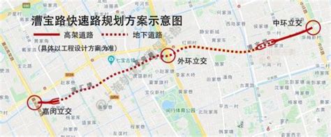 上海漕宝路快速路嘉闵高架节点将实施改造，工期28个月|界面新闻