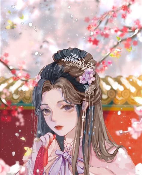古风美人头像绘画女生版