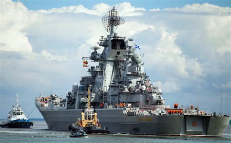 高清解析俄罗斯海军1144.2型核动力导弹巡洋舰“彼得大帝”号_新浪新闻