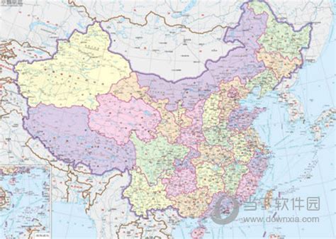 中国地图高清版可放大免费下载|中国地图高清版大图可放大版 V2021 最新版下载_当下软件园