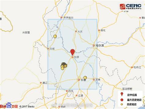 《吉林松原5.7级地震烈度图》首次公开-吉网（中国吉林网）