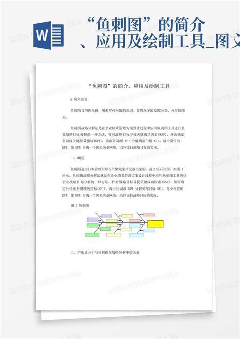 鱼刺图图片