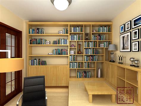 现代北欧风格小书房设计 – 设计本装修效果图