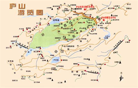 庐山地图图片