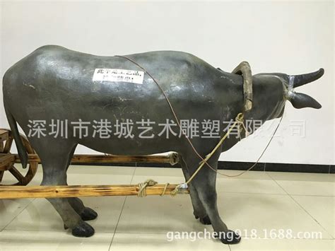 【彩绘牛雕塑】厂家定制作品图片价格-玉海雕塑