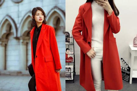 橘红色长款大衣里面搭配什么 如何走在时尚前列_伊秀服饰网|yxlady.com
