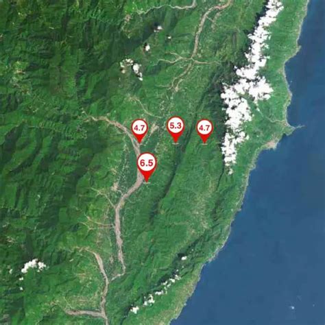 台湾台东县海域发生4.4级地震 - 西藏自治区地震局