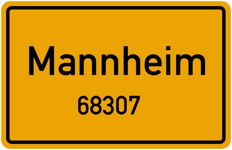 68307 Mannheim Straßenverzeichnis: Alle Straßen in 68307