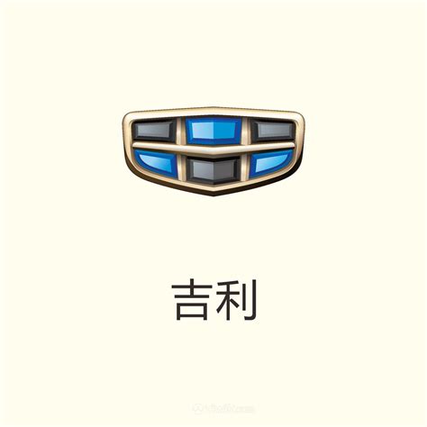 吉利汽车矢量logo图标设计模板_蛙客网viwik.com