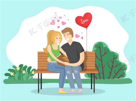 热恋中的情侣在公园里依偎。背景图片免费下载_海报banner/高清大图_千库网(图片编号6245956)