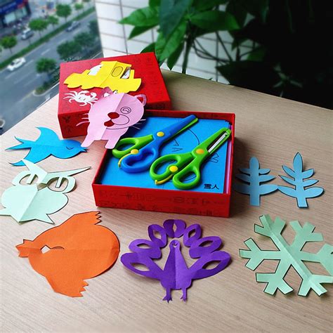 儿童彩色剪纸120张套装加厚纸张手工diy3-6岁制作幼儿园宝宝玩具-阿里巴巴