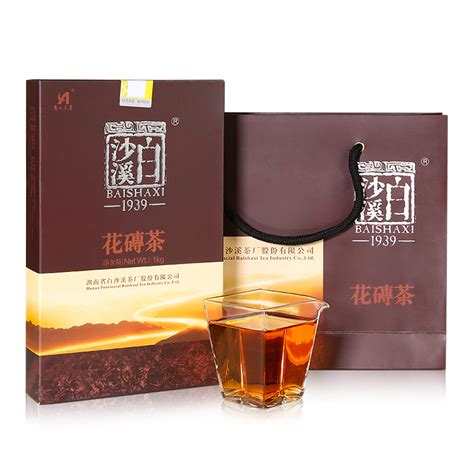 白沙溪天茯茶 1000g 经典茯砖茶 - 湖南黑茶 - 安化黑茶网