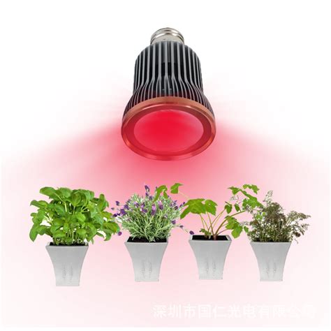 LED植物灯 15W COB全光谱 植物生长补光灯 亚马逊爆款 跨境热卖 ...