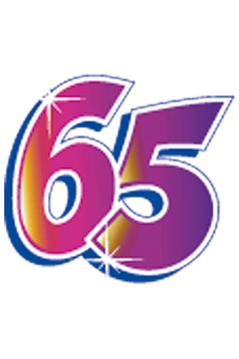 verjaardagskaart 65, kaartje verjaardag 65 jaar