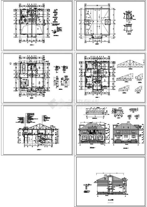 吉林某小区现代风格住宅建筑设计CAD全套图纸_住宅小区_土木在线