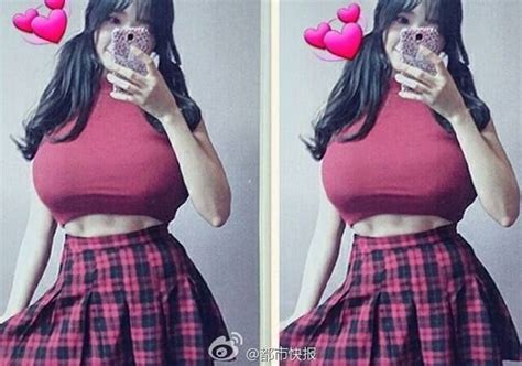 韩国巨胸妹走红 身材比例夸张上围傲人_手机凤凰网