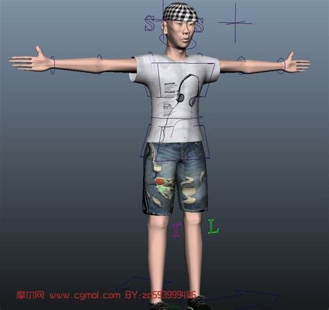 现代3D人物-sketchup模型_sketchup模型库_建E室内设计网!