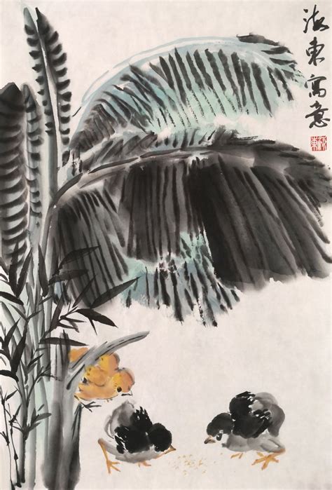 在中国画中，许多画家都喜欢画芭蕉|芭蕉|人身|于瑞雪_新浪新闻