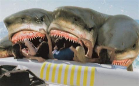 六条深海变异鲨鱼，五头鲨把头当做尾巴，八爪狂鲨大战梭鱼翼龙_腾讯视频