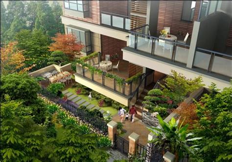别墅景观设计效果图-别墅园林-东莞市长隆园林景观工程有限公司