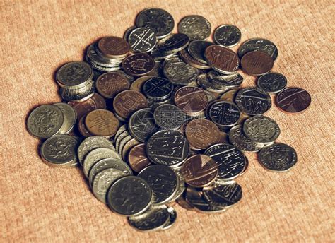 英镑硬币国的硬币货高清图片下载-正版图片306904601-摄图网